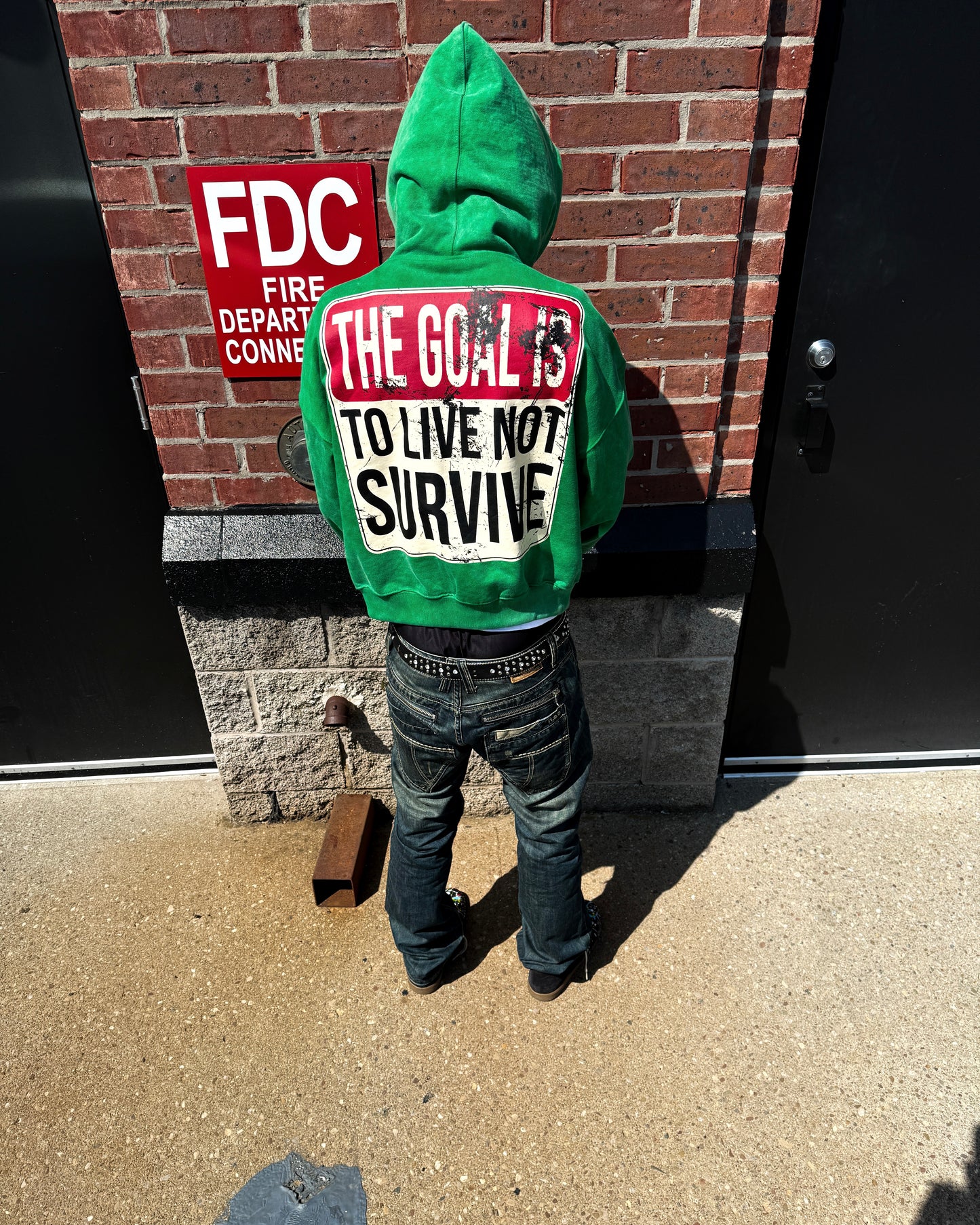 Green Living Not Surviving Zip Up