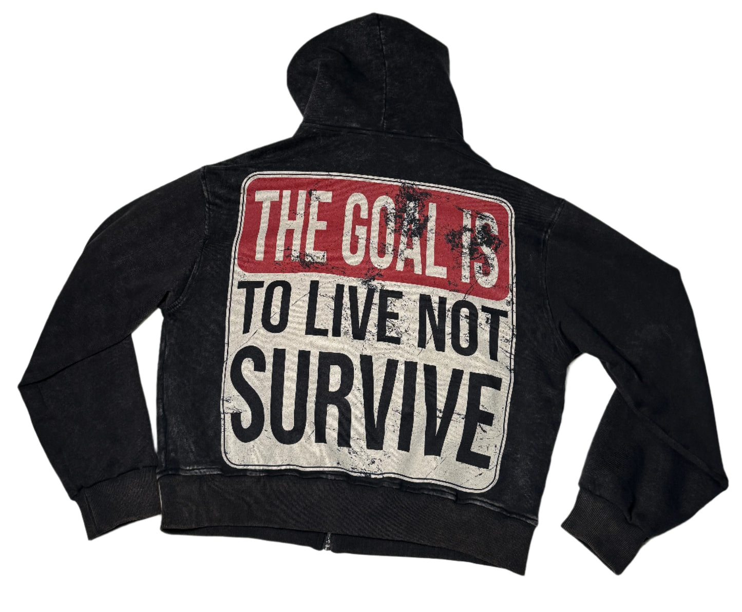 Black Living Not Surviving Zip Up