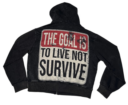 Black Living Not Surviving Zip Up