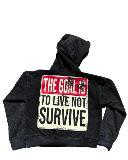 Black Living Not Surviving Zip Up