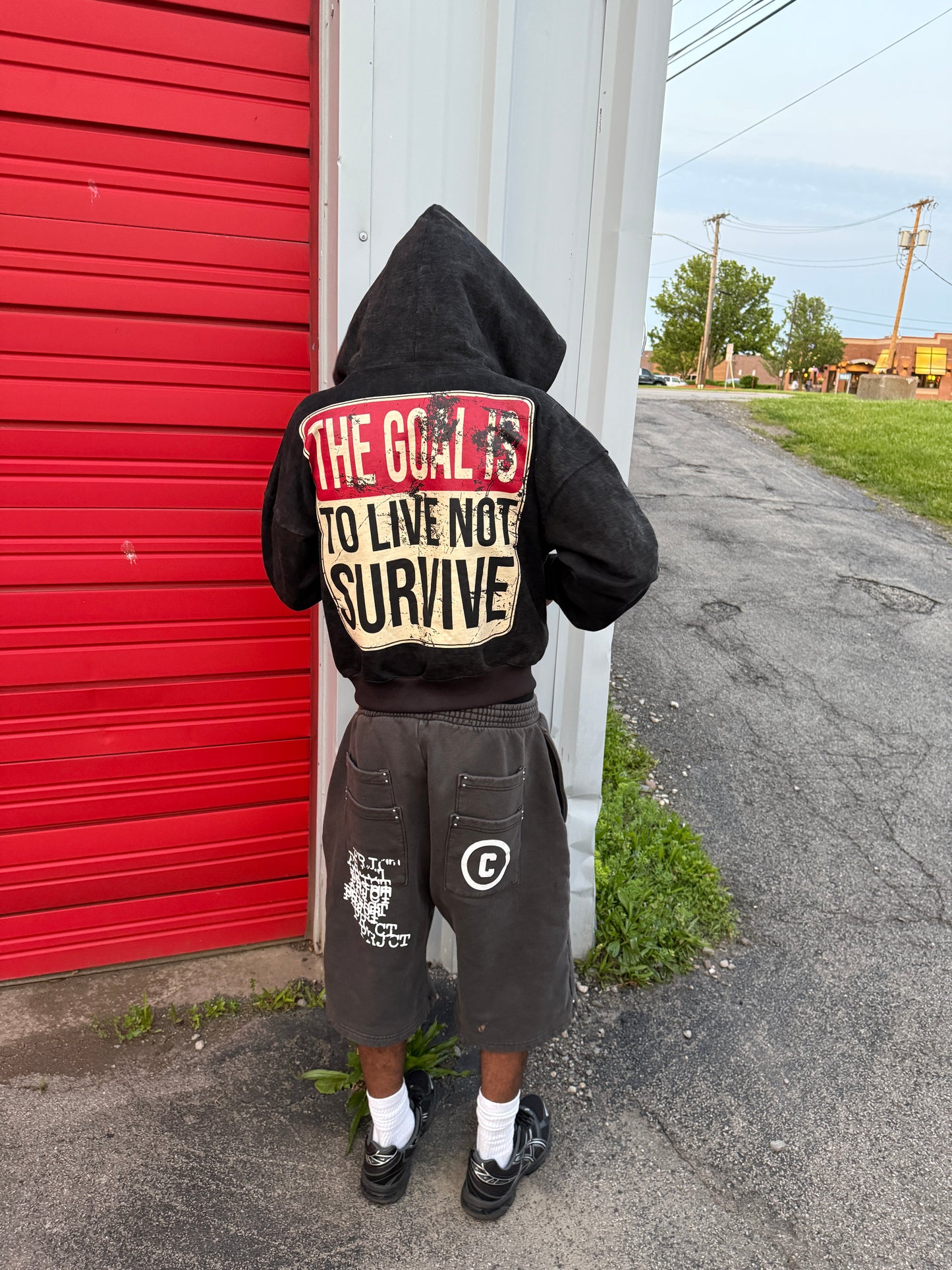 Black Living Not Surviving Zip Up